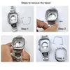 التعديل الفاخر MOD Mod Kit Swelet Straps AP Armor Case Watchband Butterfly Clasp Steel Band Fit IT IWatch Series 8 for Apple Watch Ultra 49mm