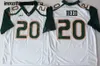 18 19 Miami Hurricanes College 26 Sean Taylor Jerseys Men Green Orange White Football 20 Ed Reed Jersey Unive