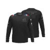 2022 F1 T-shirt Formula uno Sport di squadra Competizione Maniche lunghe Appassionati di sport estremi O Collo Top Estate Fast Dry T-shirt casual da uomo