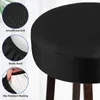 Camas de cadeira Cover Barstool Cobra prática e elástica redonda elástica Protetor de almofada para café em casa