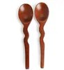 Dinnerware Sets Wooden Spoon Style Eco-friendly Long Handle With Lace For Travel Picnic Camping Or Everyday Kitchen Use Household Items