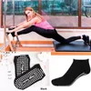 Calzini sportivi 2022 Donna Yoga Palestra Silicone antiscivolo Pilates Pantofole da ragazza in cotone traspirante per danza classica