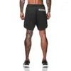 Laufshorts 2023 Herren Camo 2-in-1-Doppelschicht, schnell trocknend, für Fitnessstudio, Fitness, Übung, Joggen, Training, Sportshorts