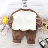 Spring Baby Boys Girls Casual Full Kids Cartoon Lion T-Shirt Pants 2Pcs/Sets Infant Cotton Clothing Children Fashion Tracksuit