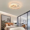 Ceiling Lights Modern Led For Bedroom Study Room Plafon Techo AC110V-220V Chrome/Gold Plated Lamp Lustre Fixtues