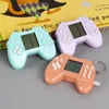 Party Favor Brick Game Console med Key Ring Mini Handheld Game Toys for Kids Festival Event Toy Valentine Day F￶delsedagspresent