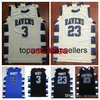 University NCAA One Tree Hill Ravens Basketball Jersey Brother Movie 3 Lucas Scott 23 Nathan Scott Black White Blue