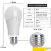 Bulbs Voice Control 9W RGB Smart Light Bulb Dimmable E27 WiFi LED Magic Lamp AC 220V Work With Alexa Google Home 2Packs