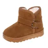 Bottes hiver enfants neige en peluche chaud filles cheville mignon haut coton chaussures garçons marche baskets bébé enfant enfant en bas âge chaussure