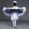 Stage Wear Children Modern Dance Animal Characters Costumes Kids Halloween Birds Clothes Sparrows Magpie Performance