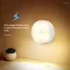 Wall Lamp Powerful LED Night Light 0 Second Induction USB Recharge 120 Degree Sense Angle Super Long Using Time Sensor Bedside