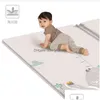 Baby Rugs Playmats 200x180x1cm fördubblar barnmatta skummatta spel lekmat vattentätt lek mat rum dekor fällbar barn klamra x dh8fa