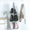 Storage Boxes 6-Pockets Clear Hanging Purse Handbag Tote-Bag Organizer Closet Rack Bag