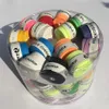 Whole- Assorted color Profile sticky l Tennis grip anti-alip tennis racket grip badminton squash racket overgrip 60pcs2639268I