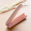 hair comb Folding Portable plastic One time Compact Pocket Double Headed Anti-static hotel Travel