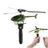 Mini Helic￳ptero Flying Spinner Toy Novelty Games Fun Fly Toys para Interior ou Favores de Festas de Festas ao Ar Livre Id￩ia de Presentes de Bolsa de Goodie 1172