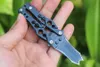 Promotion C53BK Swing knife 440C Black Oxide Blade Stainless Steel Handle EDC Pocket Knife Outdoor Camping Hiking Bottle Opener With Retail Box