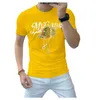 T-shirts masculinas de manga comprida t-shirt top 2022 verão novos produtos europeus t-shirt de meia manga masculina camisa de fundo preto