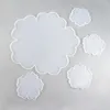 Bordmattor 5st/set Placemat Mold Kit Diy Crystal Epoxy Flower Tray smycken Hantverksm￤ssiga verktyg K￶ksmaterial