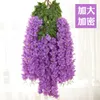 Decoratieve bloemen 12 stks Kunstmatige Wisteria Fake Violet Hangende Garland Rattan Wedding Party Silk Flower Strings Home Garden Decoratie