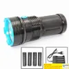 T6 LED UV Flashlight 395nm Ultra Violet Alüminyum Meşale 2200mAh Pil Şarj Cihazı