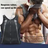 Men's Body Shapers Sauna Effect Large Size Men's Shaping Vest Fitness Waistband Sports Sweatshirt Flat Stomach Corset Waist Trainer