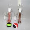 Glass Bong Ash Catchers Złącze o grubości 14 mm Pyrex Glass Bubbler Ashcatcher 45 stopni Ashcatchers Rurki wodne