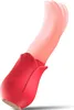 Jouet sexuel Rose stimulateur pour femmes clitoridien G Spot langue léchant vibrateur mamelons masseur sein Vaginal Anal s femme LVLD