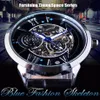 OFERSININIK 2019 TIME Space Fashion Series szkieletowe zegarki męskie Top marka luksusowy zegar Automatyczny męski zegarek na nadgarstek