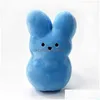 ぬいぐるみぬいぐるみ動物イースターウサギのおもちゃ 15 センチメートルキッズベビーハッピーイースターウサギの人形 6 色ドロップ配信ギフト Dhm0D