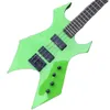 Electric Guitar LvyBest Musikinstrument Anpassad oregelbunden kropp BC RCH Style Electric Guitar in Green Color Accept Guitar Bass OEM Order