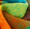 Дизайнерские шарф -шарфы мужские зимние шарфы Женщина кашемир мягкие густые модные роскошные шарфы классическая проверка большие пледы.