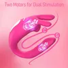 Sex Toy Control App Remote Wearable Clitoral G Spot Vibrator for Women Panty Par med 12 vibrationer Dual Vibrating G-Spot Clitoralis ICO5