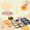 Baking Moulds Pastry Dough Tamper Kit DIY Cupcakes Biscuit Mold Donut SCIE999