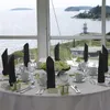 테이블 천 12 PCS 냅킨 물 세척 가능한 나일론 디너 웨딩 파티 레스토랑 연회에 적합한 소프트
