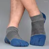 Men's Socks Men Mesh Compression 2022 Splicing Cotton Soft Ankle Polyester Spring Toe Novelty Sport Running