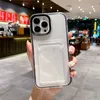 iPhone 15 14 13 12 11 PRO XS MAX XR 8/7プラスショックプルーフ2IN1キャンディバンパークリア電話ケースバックカバーカバーファクトリー1000pcs