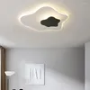 Ceiling Lights Bedroom Simple Cloud Led Paint Metal Dimmable Mounted Lamp Nordic Chandelier Lighting Indoor