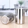 Storage Bottles 5 Inches Stainless Steel Sealed Food Containers Airtight Coffee Beans Tank Tea Leaf Container Kitchen Tool