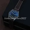 Classic Men's Watch 40mm Ref.327006 Top Genuine Lether Strap Date Automatic Movement Sapphire Mirror Topspin Titanium Buckle Calfskin Strap Wristwatch