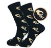 Skarpetki męskie 1Pair unisex moda high hosiers sock kobiety ok druku