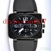 New Black Dial Limited Edition Quartz Chartz Stopwatch Movement 01-94 Men Watches249h