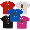 Çocuk T-Shirt Tasarımcı Gençlik Tişörtleri Yan Çift Taraflı Kamuflaj Köpekbalığı Tshirts Giysileri Renkli Çocuklar Bebek Printt-Shirt Kaju Aydınlık Pamuk U49H#