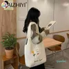 Borse da sera Borsa a tracolla autunno inverno Kawaii Fluffy Totes Borsa Ricamo carino di grande capacità per lo shopping Ragazza da donna da viaggio