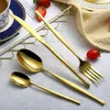 Ins chic tafelwerk set flatware zilverware roestvrijstalen set bestek 304 lepel mes en vork sets sn4272