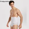 Men's Body Shapers Men's High Waist Underwear Shaping Fitness Men Slimming Bodyshapers Mens Shapewear Fashion Tight Breathable Slim