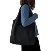 Abendtaschen Damen Shopping Canvas Pendler Weste Tasche Baumwolltuch Weiß Schwarz Serie Supermarkt Lebensmittelgeschäft Handtaschen Tote Schule 1PC