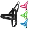 Hundhalsar Leasches Reflective Nylon Dog Harness Inget Pull Such Harness Pitbull Pug Små stora hundar sele med snabbt kontrollhandtag enkelt på T221212