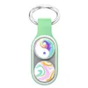 Fidget Toys Keychain Decompressie Toy Magnetic Buckle Fingertip Poppuck gestrest mensen Kid Recind Game