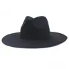 9.5 CM Big Brim Jazz Fedora Men Suede Fabric Heart Top Felt Cap Women Designer Brand Party Green Fascinator Hats